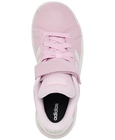 Adidas Toddler Girls Grand Court 00s Stay-Put Closure Fastening Strap Casual Sneakers from Finish Line