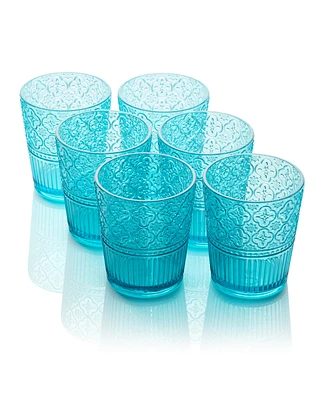 Certified International Victoria Acrylic Double Old Fashioned Glasses