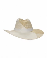 Lauren Ralph Lauren Plaid Weave Fedora Hat