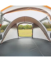 EchoSmile Camping Instant Tent, 6 Person Pop Up Water Resistant Dome Easy Setup for Hiking and Outdoor, Portable Tent with Carry B