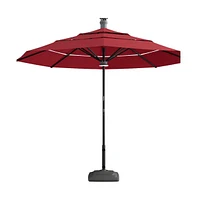 Sunbrella Octagonal Lighted Smart Market Patio Umbrella – Outdoor Shade with Led Lights