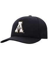 Top of the World Men's Black Appalachian State Mountaineers Reflex Flex Hat