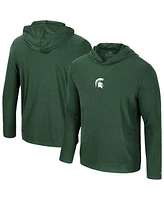 Colosseum Men's Green Michigan State Spartans Long Sleeve Hoodie T-Shirt
