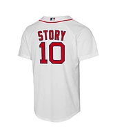 Nike Big Boys and Girls Trevor Story White Boston Red Sox Home Replica Player Jersey