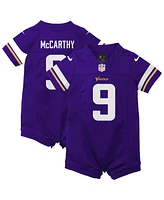 Nike Baby Boys and Girls J. McCarthy Purple Minnesota Vikings Romper Game Jersey