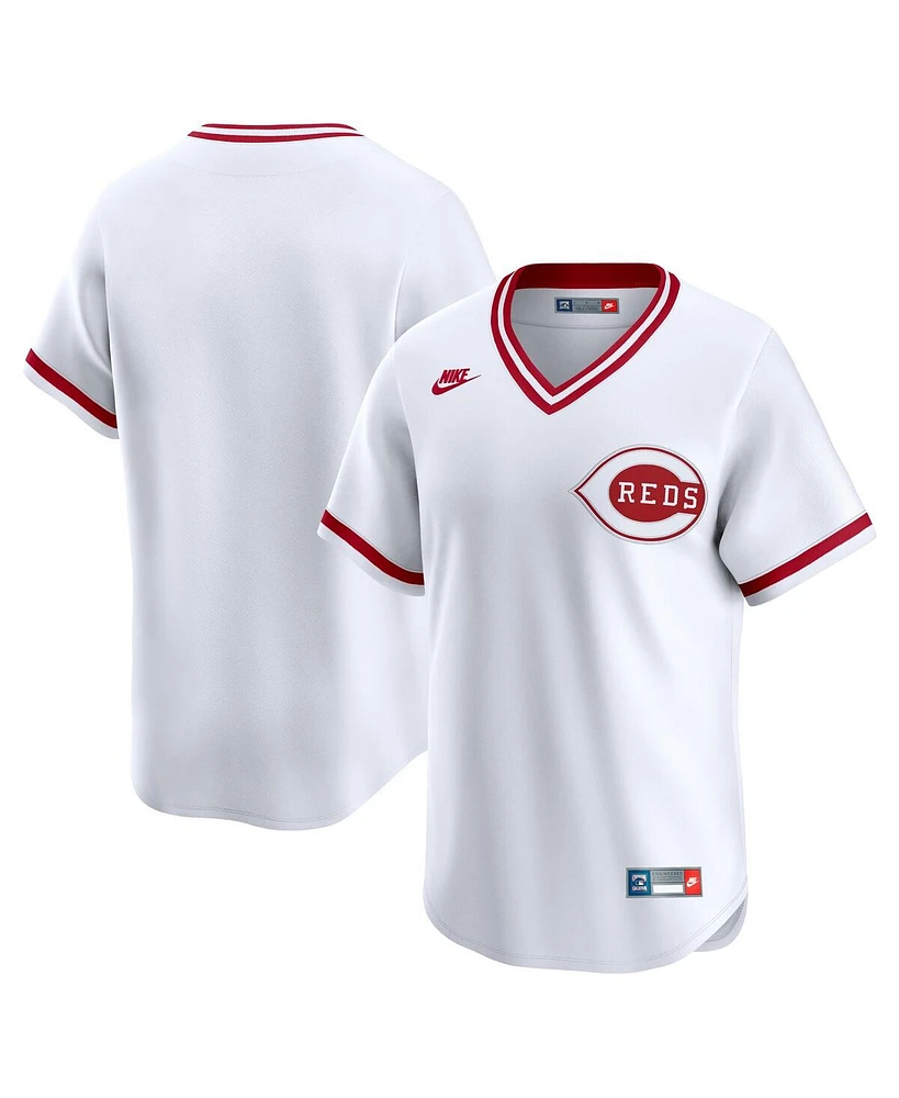 Nike Men's White Cincinnati Reds Throwback Cooperstown Collection Limited Jersey