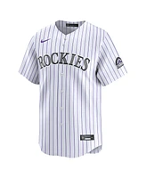 Nike Men's White Colorado Rockies Home Limited Jersey