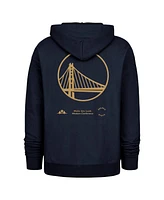'47 Brand Men's Navy Golden State Warriors 2024/25 City Edition Double Crossover Foundation Pullover Hoodie