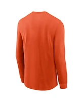 Nike Men's Orange Clemson Tigers Essential Baseball Arch Long Sleeve T-Shirt