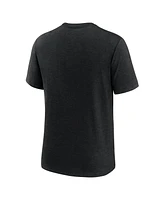 Nike Men's Heather Black Oregon Ducks Tri-Blend Fashion T-Shirt