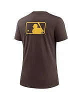 Nike Women's Brown San Diego Padres Authentic Collection Early Work Tri-Blend T-Shirt