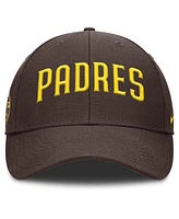 Nike Men's Brown San Diego Padres Rise Gaberdine Adjustable Hat
