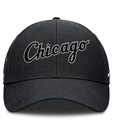 Nike Men's Black Chicago White Sox Rise Gaberdine Adjustable Hat