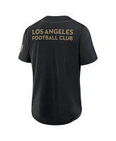 Fanatics Men's Black Lafc Injury Time Baseball Jersey