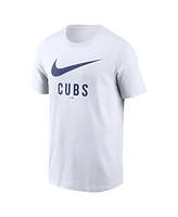 Nike Men's White Chicago Cubs Swoosh T-Shirt