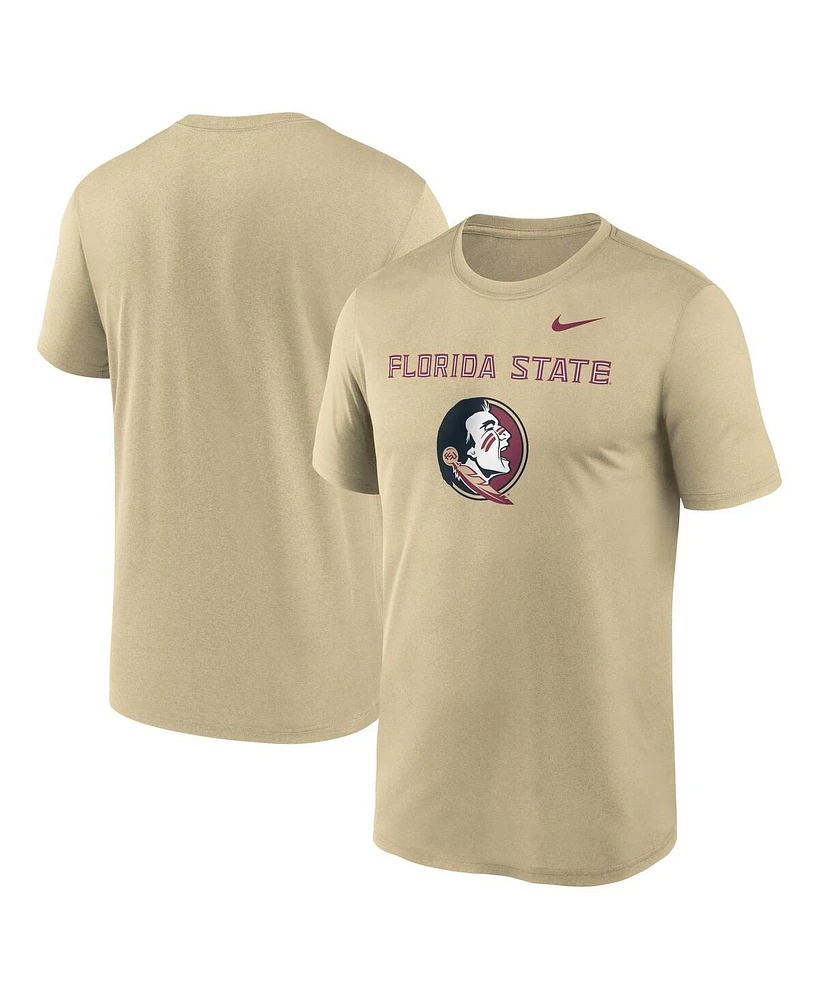 Nike Men's Gold Florida State Seminoles Lockup Legend Performance T-Shirt