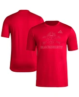 Adidas Men's Red Nebraska Huskers Locker Local Impression T-Shirt