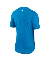 Nike Men's Blue Miami Marlins City Connect Performance Raglan Base Layer Top