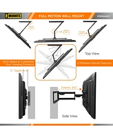 ProMounts Full Motion Indoor and Outdoor Tv Wall Mount For Tvs 32"