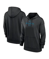 Nike Women's Black Miami Marlins Authentic Collection Performance Pullover Hoodie