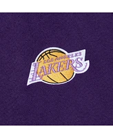Mitchell & Ness Men's Purple Los Angeles Lakers Hardwood Classics Varsity Full-Snap Jacket