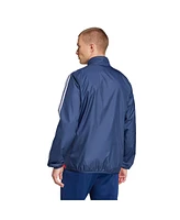 Adidas Men's Navy/White New England Revolution 2025 Anthem Reversible Full-Zip Jacket