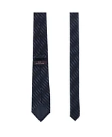 Trafalgar Men's Nathanial Regal Patterned Diagonal Line Silk Business Necktie