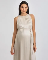 Pietro Brunelli Maternity Sleeveless Satin-Touch Special Occasions Clarissa Dress
