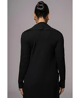 Jluxlabel Women's Lida Ribbed Duster