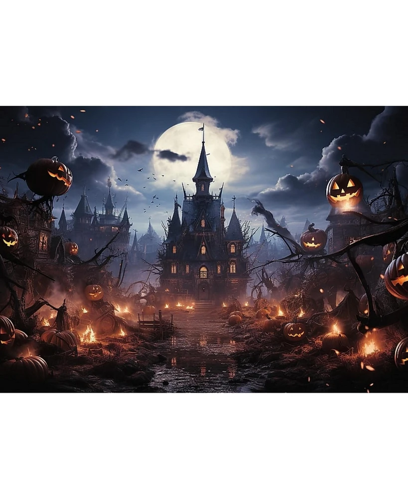 Trefl Red 500 Piece Puzzle - Halloween - Haunted House