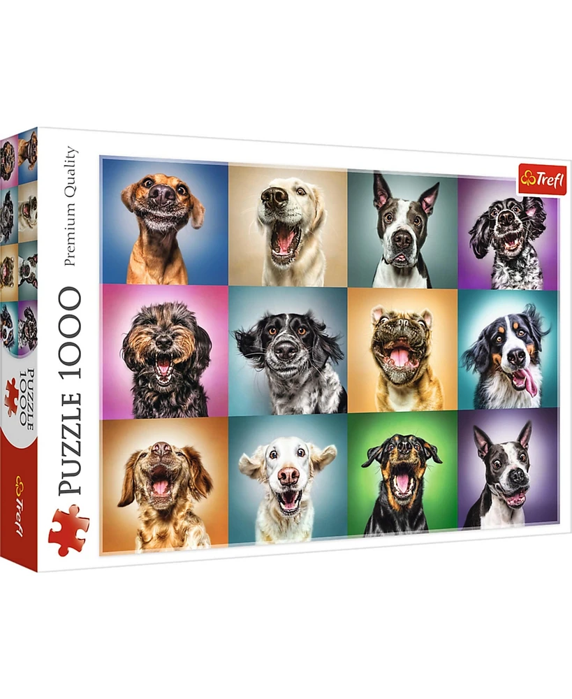 Trefl Red 1000 Piece Puzzle - Funny dog portraits
