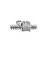 Bling Jewelry Garden Snake Charmer Charm Bead Oxidized .925 Sterling Silver