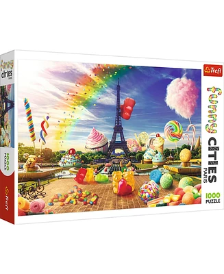 Trefl Red Funny Cities 1000 Piece Puzzle - Sweet Paris