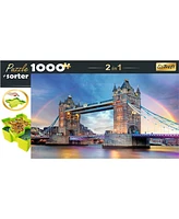 Trefl Red 1000 Piece Puzzle & Sorter
