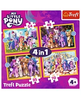 Trefl Red 4 in 1 Puzzle - My Little Pony - Meet the Ponies