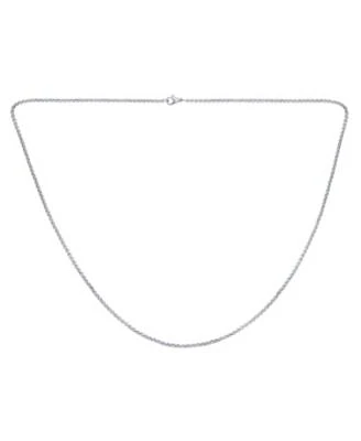 Bling Jewelry Simple Thin 2.5MM Basic Plain Silver Gold Tone Black Stainless Steel Rolo Cable Chain Necklace