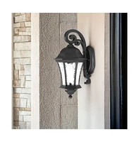 Classic Tapered Lantern Wall Sconce for Outdoor Patio Lighting