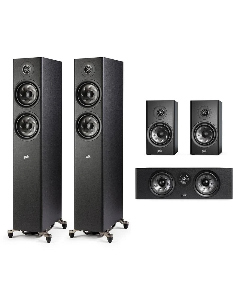 Polk Audio Reserve 5.0 Channel Home Theater Speaker Package (Black)