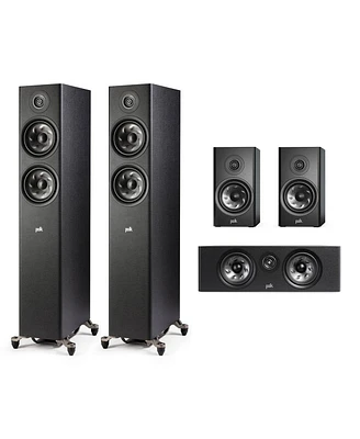 Polk Audio Reserve 5.0 Channel Home Theater Speaker Package (Black)