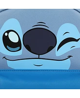 Disney's Stitch Character Face 11.5" Youth Mini Backpack