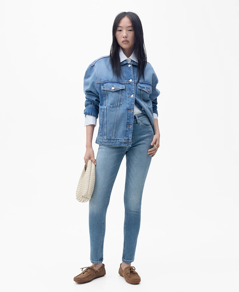 Mango Women's Mid-Rise Skinny Jeans
