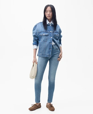 Mango Women's Mid-Rise Skinny Jeans