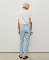 Mango Women's New Mom Comfort High-Rise Jeans