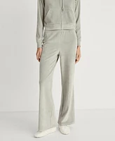 Mango Women's Velour Soft Touch Pants
