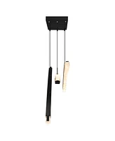 Cwi Lighting 21" Metal Saber Integrated Led Chandelier