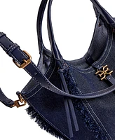 Sam Edelman Irina Medium Denim Tote Bag