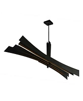 Cwi Lighting 27" Metal Solara Integrated Led Chandelier