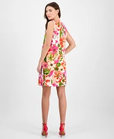 Anne Klein Women's Sleeveless Floral Shift Dress