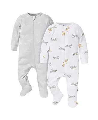 Gerber Baby Boys 2-Pack Sleep 'N Plays, Playground, 6-9M