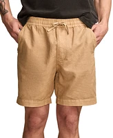 Lucky Brand Men's 7 Inch Linen Pull On Shorts